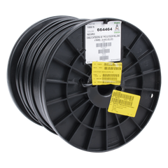 Bobina de 305 Metros (1000 Pies) Cat5e con Gel para Exterior, Color Negro, para Aplicaciones en Sistemas de Redes de Datos y Cableado Estructurado. Uso Intemperie.