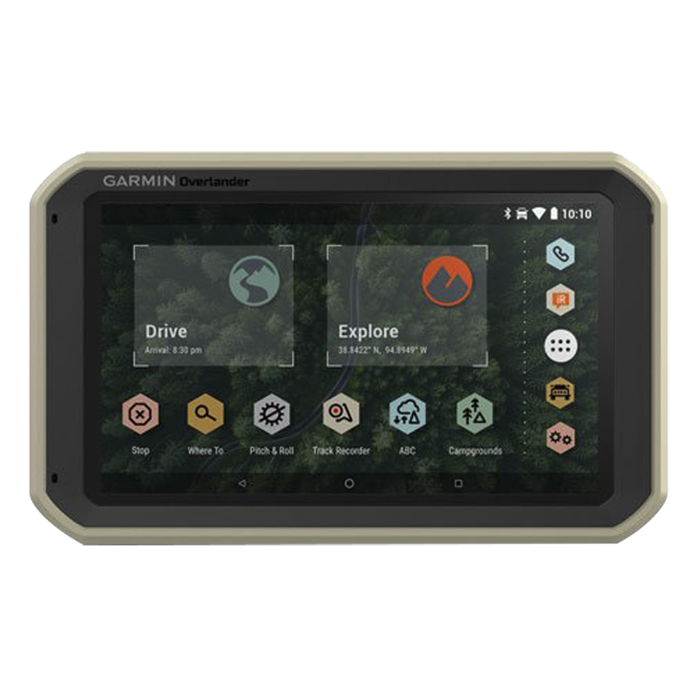 Navegador Overlander, pantalla táctil de 7 pulgadas bajo Estándar Militar 810