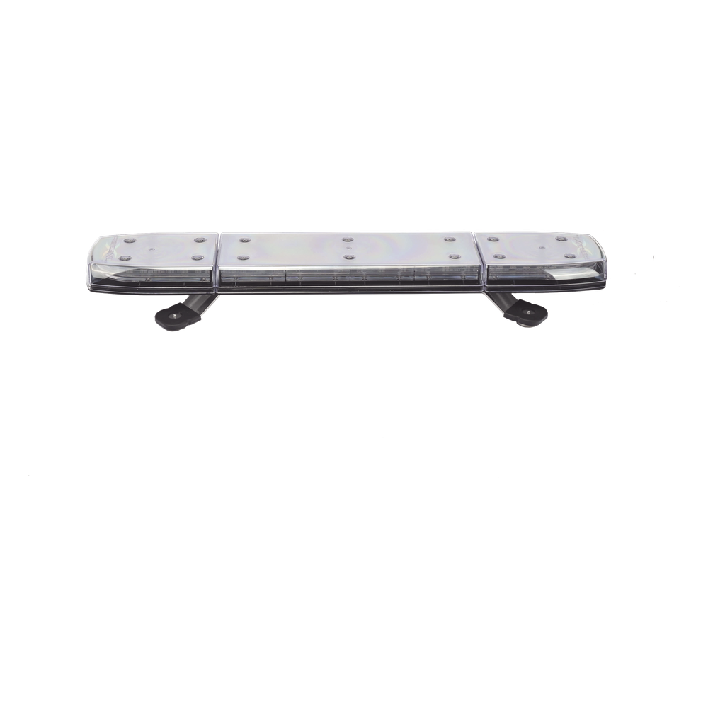 Mini Barra de Luces de 144 LED, Ambar/Blanco, 24 Pulgadas, Lente Transparente, Montaje Con Iman Y Conexion Para Encendedor De Vehiculo