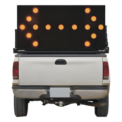 Tablero de señalización doble para montaje en pick up