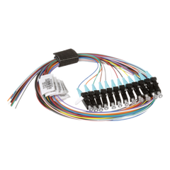 Kit de 12 Pigtails con Conector LC, Multimodo 50/125 OM4, 900um, de 1 Metro (3.28 Pies)