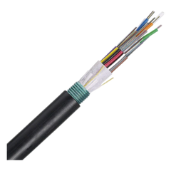 Cable de Fibra Óptica 12 Hilos, OSP (Planta Externa), Armada, MDPE (Polietileno de Media Densidad), Multimodo OM3 50/125 Optimizada, Precio Por Metro