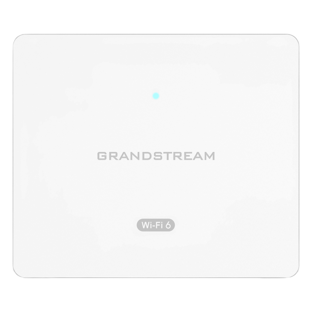 Punto de Acceso Wi-Fi 6 AX3000 / 3 Gbps / 2 Puertos Gigabit con PoE / MU-MIMO 2x2 (2.4GHz) y 3x3 (5GHz) / Hasta 256 Clientes Simultáneos / Cobertura de 100 mts / Gestión en la Nube GDMS
