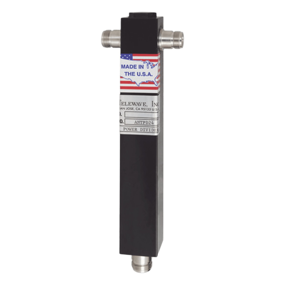 Divisor de Potencia de 2 Vías, 350-600 MHz, 500 W, Conectores N Hembra.