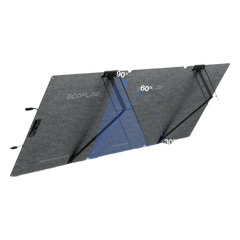 Módulo Solar Bifacial, Portátil y Flexible de 160W Recomendado para Estaciones Portátiles EcoFlow / Ajuste de Ángulo / Carga Eficiente / Incluye Cable XT60 a MC4