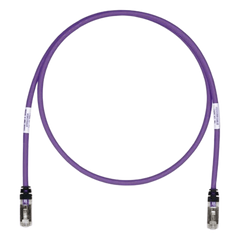 Patch Cord Cat6A, Blindado S/FTP, CM/LS0H, 3.96 Metros (13 Pies), Color Violeta