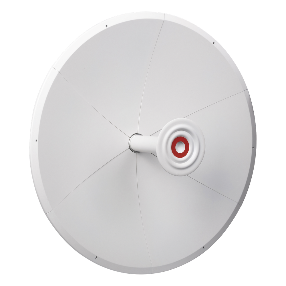 Antena direccional para C5x, B5X, Doble polaridad 45 ° y 90 °, 4.9 - 6.5 GHz, 2 ft, Ganancia de 30 dBi, Montaje incluido