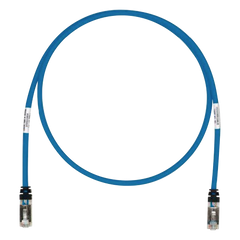 Patch Cord Cat6A, Blindado S/FTP, CM/LS0H, 15.24 Metros (50 Pies), Color Azul