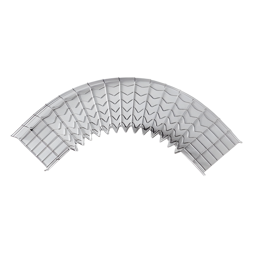 Curva Pre-Fabricada Horizontal de 90° con medidas de 116 mm de Peralte y 300 mm Ancho (116/300 mm)