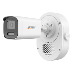 [SOUNDMAX] Cámara Bala TURBOHD 2 Megapixel (1080p) / ColorVu / Audio Bidireccional + Sirena / Luz Blanca 40 m + IR 40 m / IP67 / Luz Dual / Exterior IP67