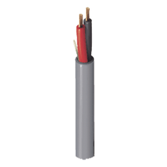 Bobina de 305 Metros (1000 Pies) de Cable / 2 x 16 AWG / Color Gris / Para Aplicaciones Multi Propósito, Seguridad, Control de Acceso, Audio.