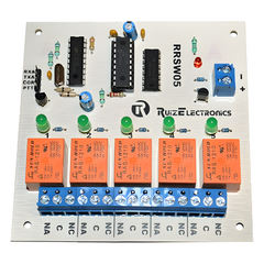 Tarjeta decodificadora para radio switch 5 zonas con DTMF.
