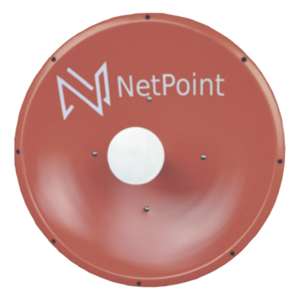 Antena altamente Direccional / 4 ft / 4.9-6.4 GHz / Diseñada para ambientes salinos / Ganancia 37 dBi / SLANT de 45 ° y 90 °/ Conector N-Hembra  / Incluye radomo, jumper y montaje de acero inoxidable.
