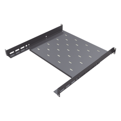 Charola para Gabinetes y Racks de Pared de 4 puntos de Fijación, Profundidad Ajustable de 347 a 489 mm
