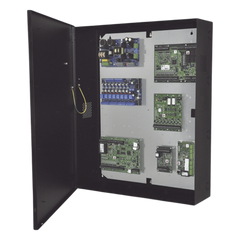 Gabinete Trove2 con Backplane TM2 Extraíble / Para Controladores de Acceso Mercury / Hasta 4 Baterías 12VDC/7AH / Acero 16 AWG / Cerradura y Tamper Incluidos / UL294