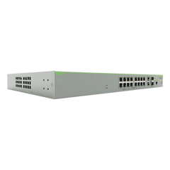 Switch PoE+ Administrable CentreCOM FS980M, Capa 3 de 16 Puertos 10/100 Mbps + 2 puertos RJ45 Gigabit/SFP Combo, 250W