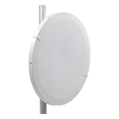 Antena Direccional de Alto Rendimiento/ Parábola profunda para mayor aislamiento al ruido / 29 dBi / 4.9 - 6.4 GHz / Conector de guía de onda para radios B5X, C5X, y C6X / Fácil Montaje y Soporte de acero inoxidable / Radomo Inclu