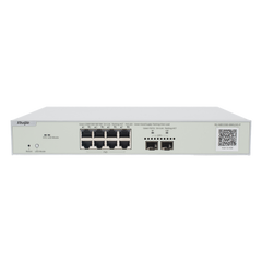 Switch Multi-Gigabit PoE+ Capa 2 con 8 Puertos 2.5G PoE+ hasta 240W y 2 Uplink SFP+ 10G ,Administrable Cloud, Diseñado Para Access Points WiFi 6/7
