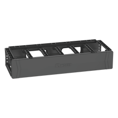 Organizador de Cables Horizontal PatchRunner™, Sencillo (Solo Frontal), Para Rack de 19in, 2UR