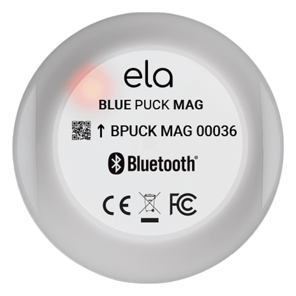 Kit Sensor BLE Magnético BLUEPUCK MAG + Imán — Control de Apertura de Puertas, IP68, Alcance 500m