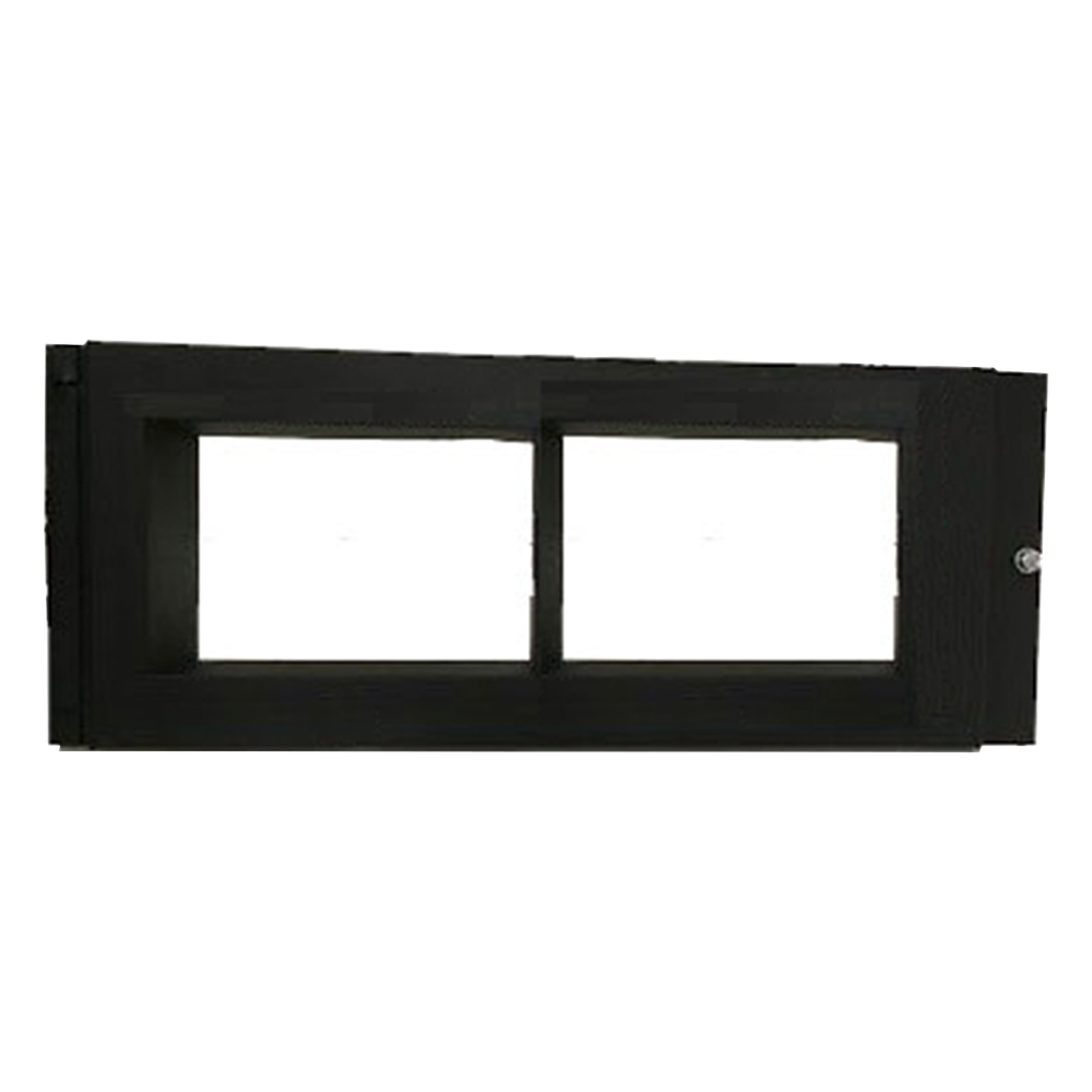 Placa de revestimiento para montar el anunciador gráfico NCD de 10 pulgadas en la fila superior de gabinetes CAB-4, color negro
