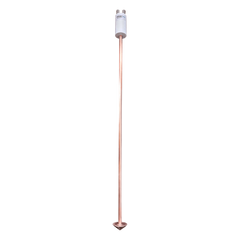 Electrodo Puesta a Tierra 20A / Cobre Electrolítico / Filtro Autoconectable / Compuesto 6 kg / 114 cm (44.9 in)
