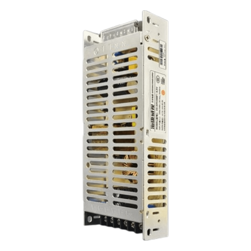 Fuente de Alimentación 5V DC / 40A / 200W / Protección Cortocircuito y Sobrecarga / Rango Temperatura -40°C a 70°C / Eficiencia 87% / Factor Potencia ≥0.48