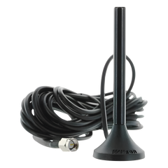 Antena Mini de Montaje Magnético, con cable RG174 y conector SMA macho | Rango de Frecuencias 700-960 MHz, 1710-2270 MHz | Ganancia Máxima 3.1 dB