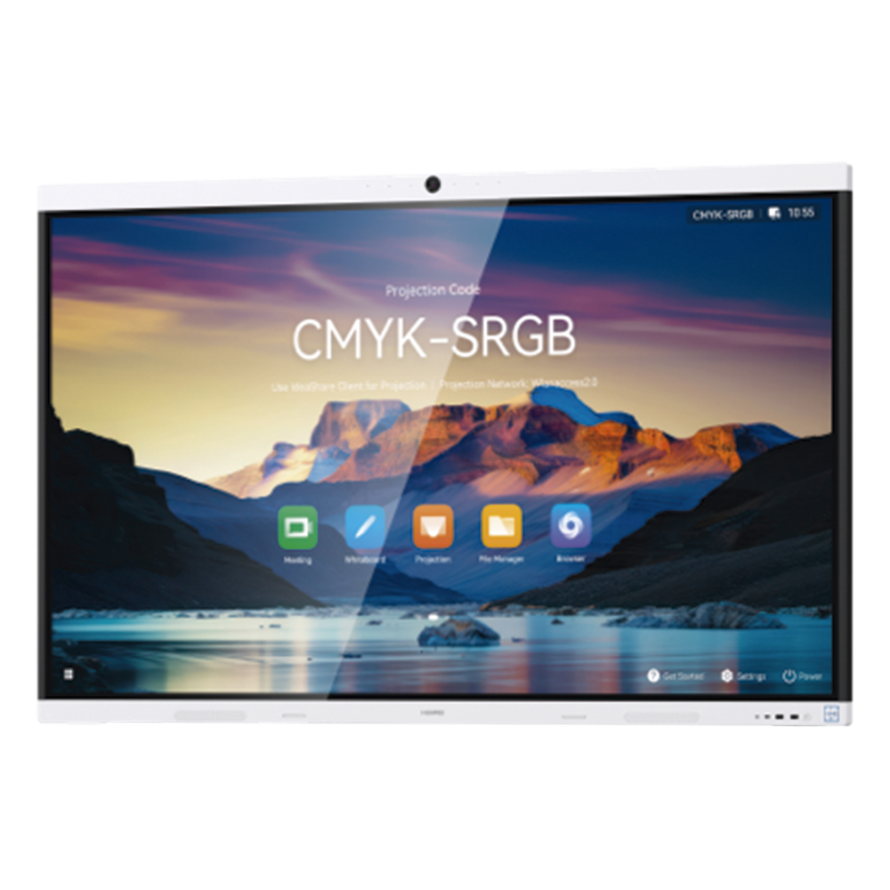 HUAWEI IdeaHub B3, Pantalla interactiva para Colaboración Inteligente, 86", 4K UHD, Harmony, Wi-Fi 6, Seguimiento de Voz, BYOM, Administración desde la Nube Gratis, blanco Jade
