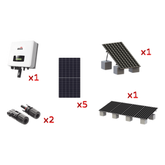 Kit Solar Interconexion  / 3kW  220Vca / Inversor AFORE / Montaje Incluido