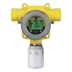 Detector de gas fijo con sensor electroquímico de hidrógeno 0-1000 ppm, salida 4-20 mA, certificación UL/c-UL