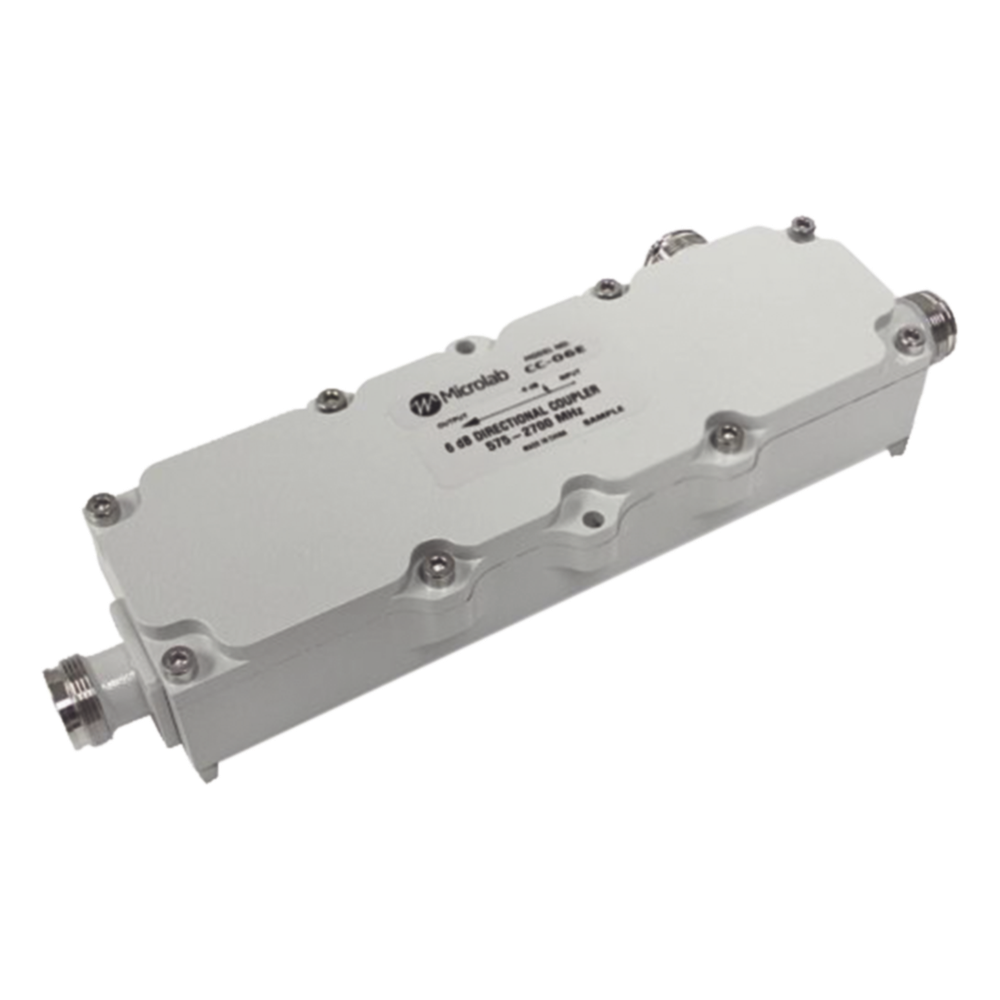 Acoplador direccional 5dB 575-2700MHz 300W - 161 dBc 4.3 - 10 IP67