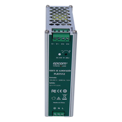 Fuente de alimentación /Entrada: 100-240 Vac /Salida: 12 Vcc / 6.3 A / 75 W / din rail