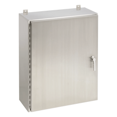 Gabinete de Pared NEMA 4X, Acero Inoxidable 316, Cierre de 3 Puntos, 914 x 914 x 305 mm
