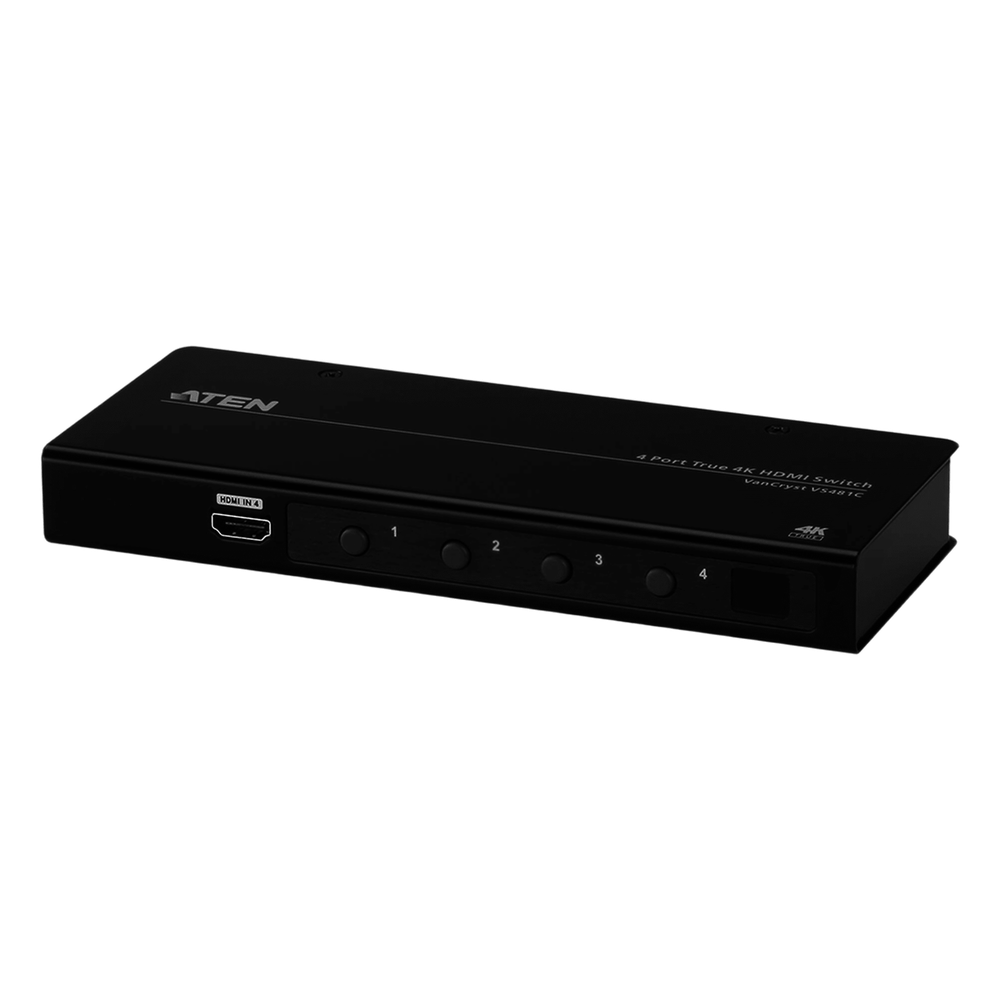 Conmutador HDMI 4K verdadero de 4 puertos