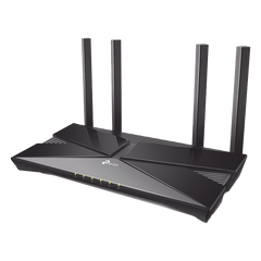 Router WiFi6 AX1800 / MIMO 2X2 / EasyMesh / 1 Puertos Gigabit WAN + 4 Puertos Gigabit LAN / OFDMA / Beamforming / WPA3 / Tether App / HomeShield