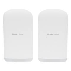 Kit Punto a Punto Ruijie RG-EST350G / Wi-Fi 5 (802.11ac Wave2) 867 Mbps / Antena 16 dBi MIMO 2x2 MU-MIMO / 3 Puertos Gigabit / Alcance 5 km (16,404 ft) / IP55 / Administración Cloud