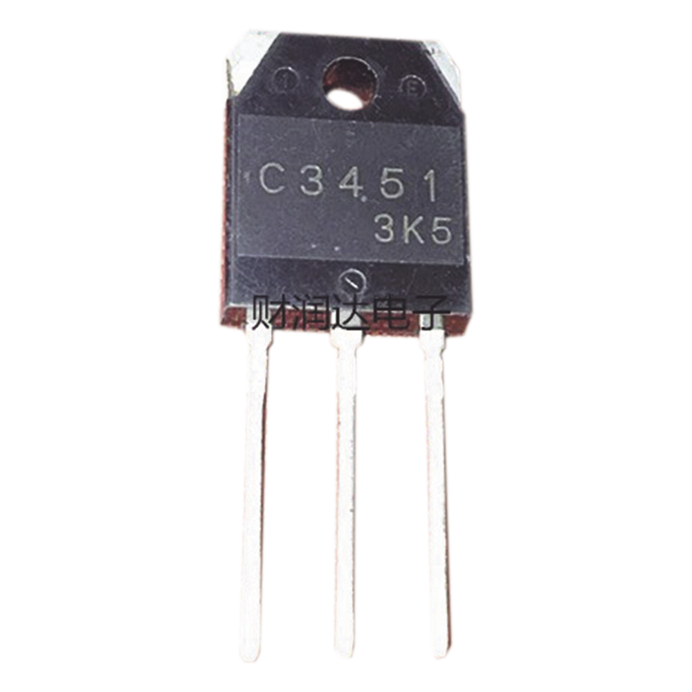 Transistor de Potencia en Silicio tipo NPN, 500 Vc-b, 15 A. 100 Watt, TO-3PA .