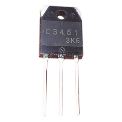 Transistor de Potencia en Silicio tipo NPN, 500 Vc-b, 15 A. 100 Watt, TO-3PA .