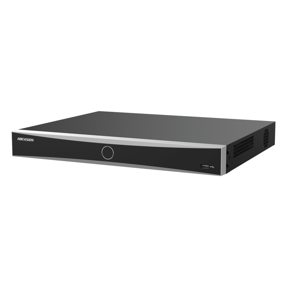 [Acusearch] NVR 12 Megapixel (4K) / 16 canales IP / AcuSense (Evita Falsas Alarmas) / Reconocimiento Facial / 1 Bahía de Disco Duro  / HDMI en 4K / Sin Puertos PoE+
