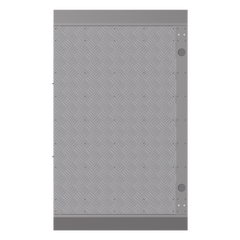 Base ADICIONAL para Torniquetes de la Serie DSK3B961 / Añade 1 Carril de 90 cms / Requiere DS-K3B961TX-BASE900-S