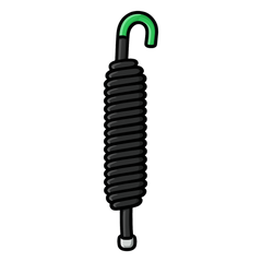 Resorte VERDE para Barreras Vehiculares Hikvision DS-TMG520