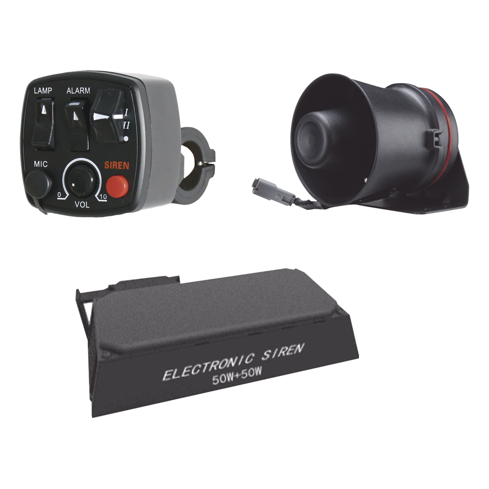 Kit para motocicleta EPCOM INDUSTRIAL, sirena/ bocina 100 Watt y controlador
