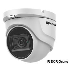 Eyeball TURBOHD 4K (8Megapixel) / Gran Angular 102° / Lente 2.8 mm / Exterior IP67 / IR EXIR 30 mts / dWDR / TVI-AHD-CVI-CVBS