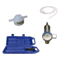 Kit de calibración para sensores de gases tóxicos con tubería, adaptador de flujo y regulador, serie Sensepoint XCD