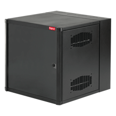 Gabinete AccessPlus de 19 UR Montaje en Pared de 19in / Doble Bisagra / Puerta Sólida de Acero / 915 mm de Alto x 600 mm de Ancho x 637 mm de Profundidad / Color Negro