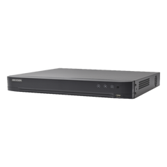 [Audio Bidireccional] DVR 32 Canales TurboHD + 8 Canales IP / 5 Megapixel Lite - 3K Lite / Acusense / Reconocimiento Facial  / Audio por Coaxitron / 2 Bahías de Disco Duro / H.265+ / Salida de Video en Full HD