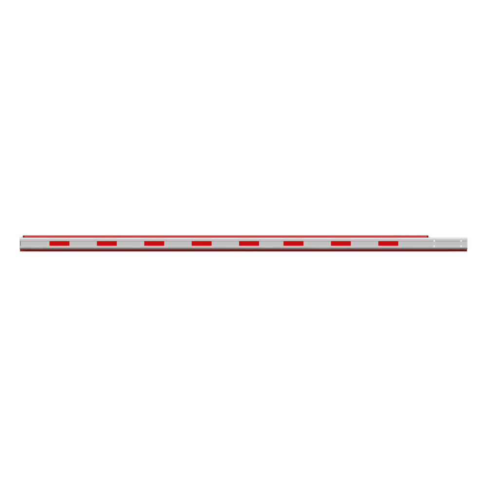Brazo Recto 4 mts / Iluminación Rojo-Verde para Barreras Hikvision DS-TMG320 / Octagonal Recto