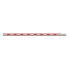 Brazo Recto 4 mts / Iluminación Rojo-Verde para Barreras Hikvision DS-TMG320 / Octagonal Recto