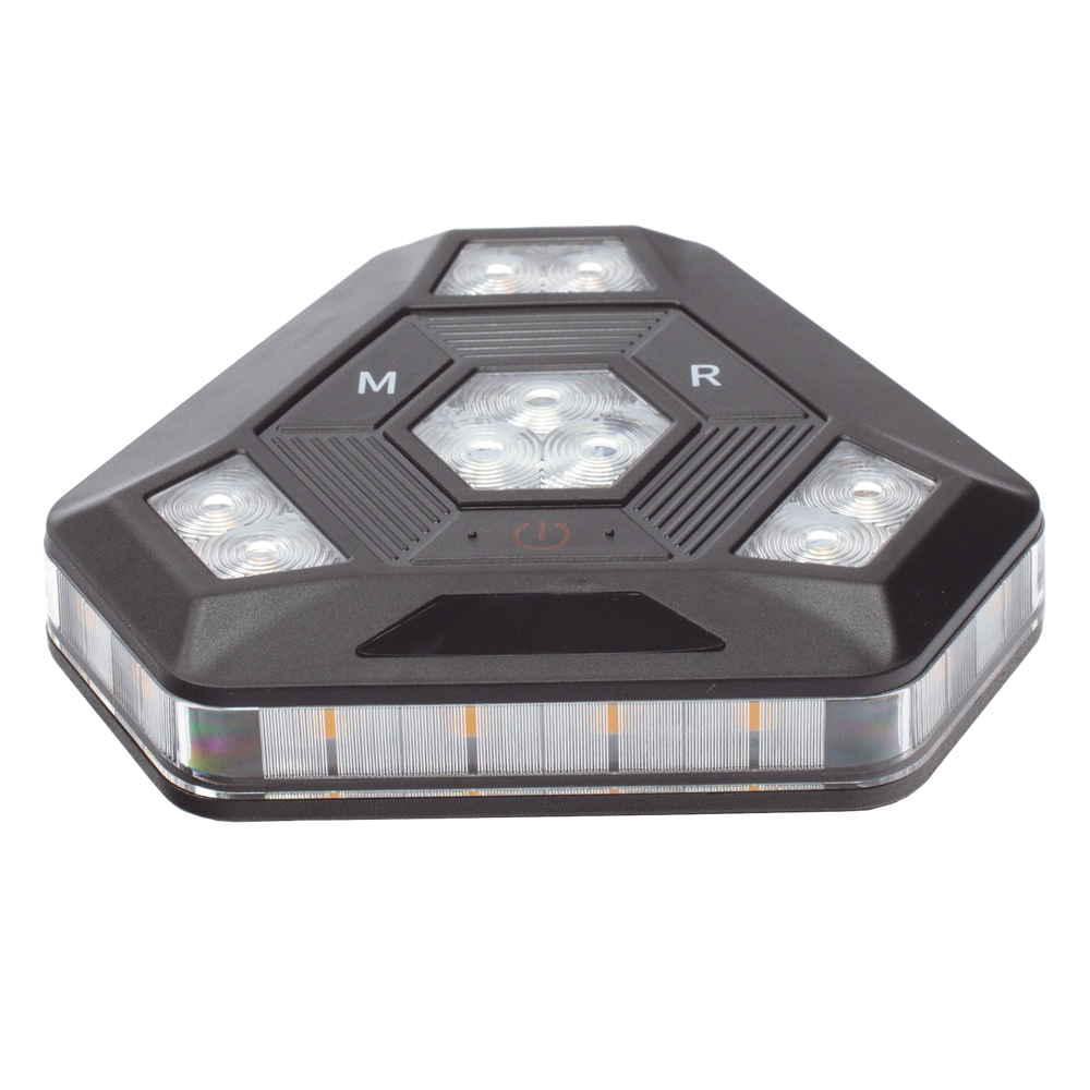 Luz Auxiliar Ámbar Ultra Brillante Para Automóviles, Motocicletas y Bicicletas Con Montaje Magnético
